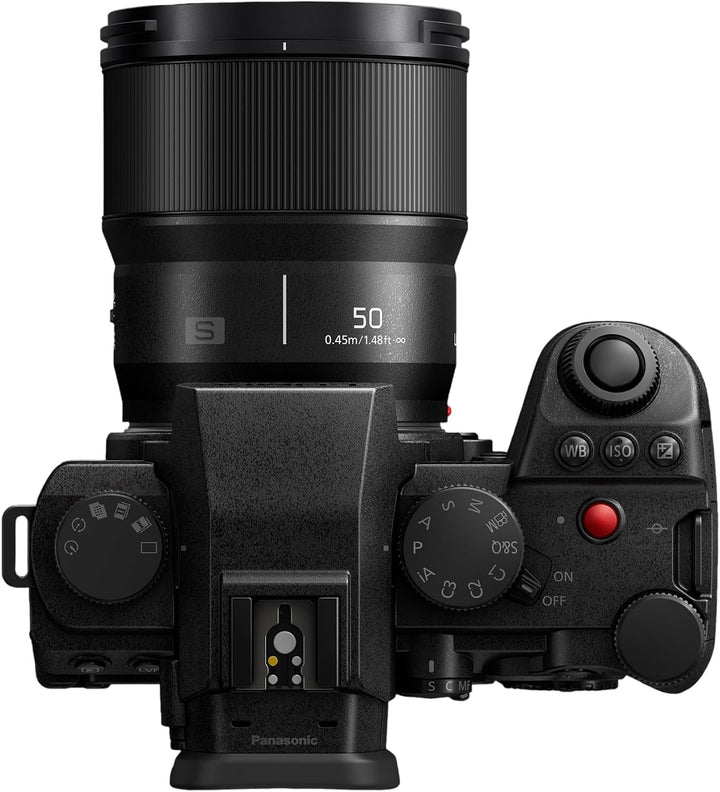 Panasonic LUMIX DC-S5M2XCE Spiegellose Vollformatkamera mit S 50mm F1.8 Objektiv, 4K 60p &amp; 6K 30p un