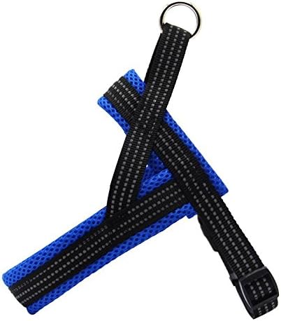 BPS® Hundegeschirr, verstellbar, 4 Grössen zur Auswahl für kleine und mittelgrosse Hunde XL blau, XL