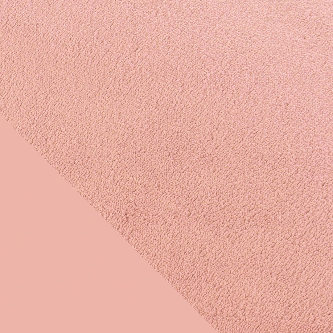 Aussenbezug für THERALINE Plüschmond (Puderrosa), Puderrosa