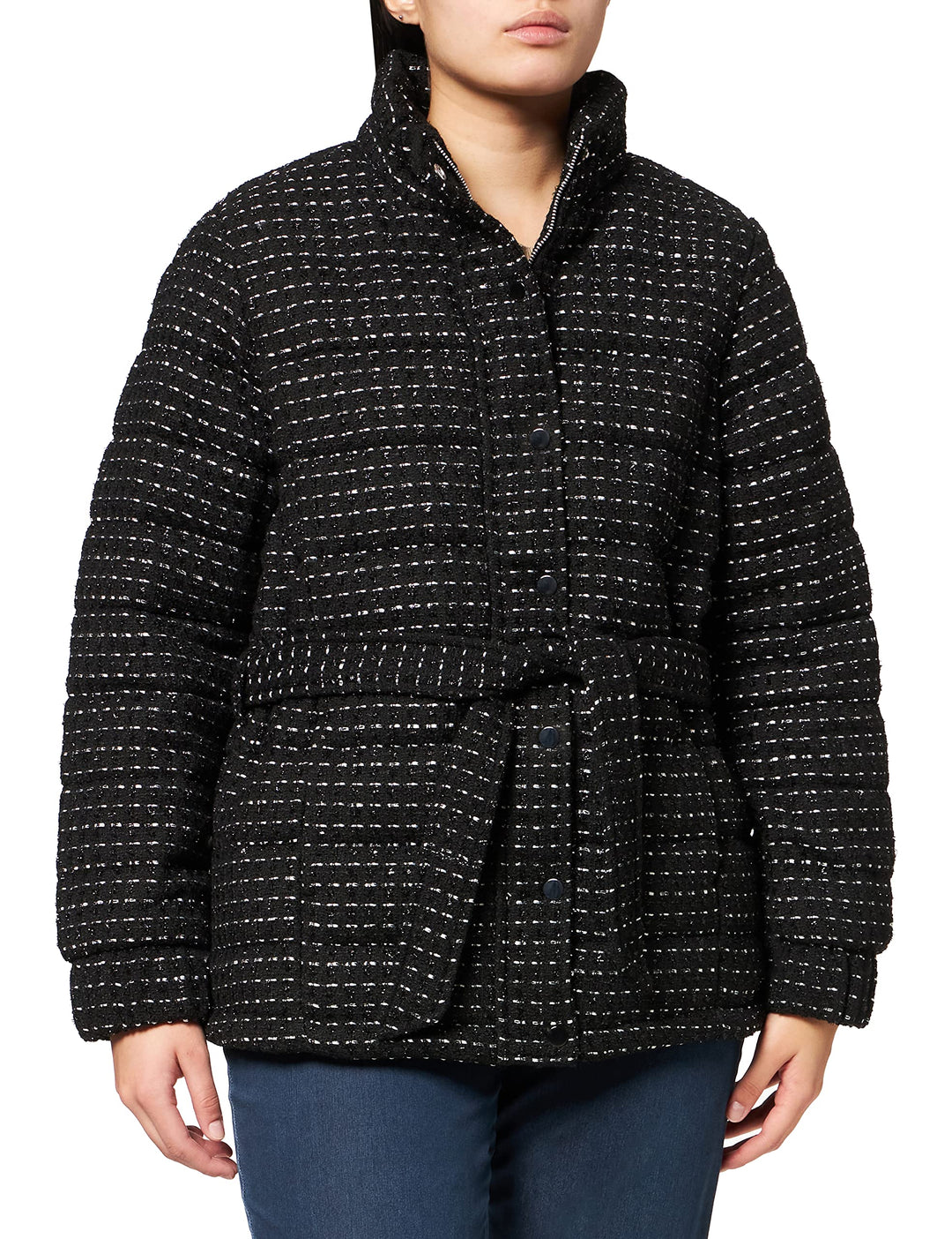 Naf Naf Damen Bubella, Schwarz/Weiss Moti, 38