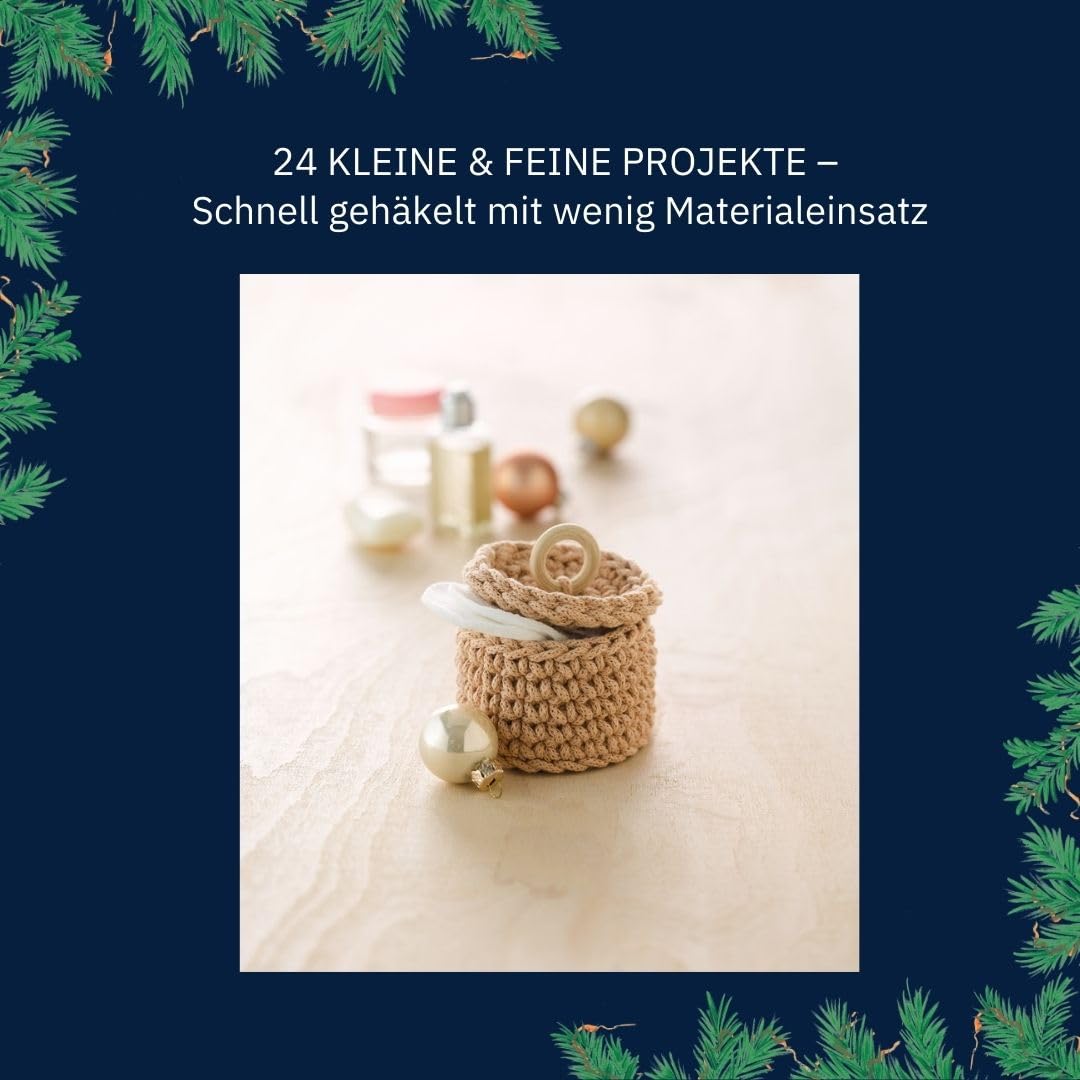 Häkel Christmas. Das Adventskalenderbuch: 24 praktische Häkelhelfer für das ganze Jahr, Taschenbuch
