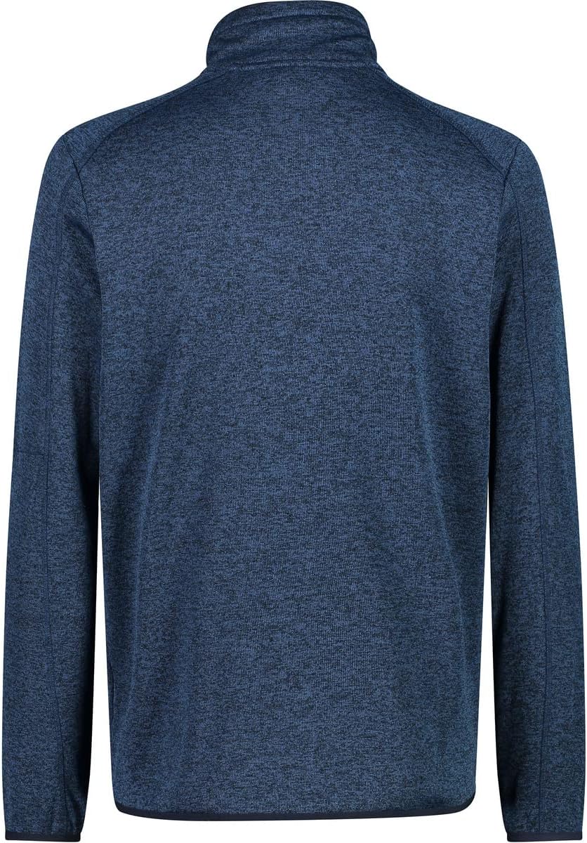 CMP Leichte Fleece-Strickjacke mit Netz 56 Dusty Blue-b.blue, 56 Dusty Blue-b.blue