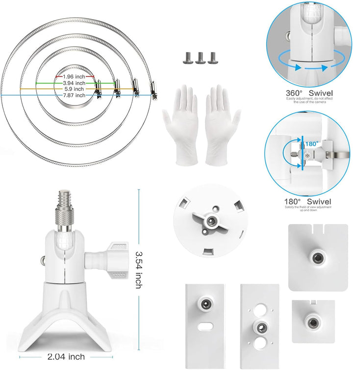 Halterung für Ring Aussenkamera & Innenkamera, Masthalterung für Ring Aussenkamera Plus & Ring Stick