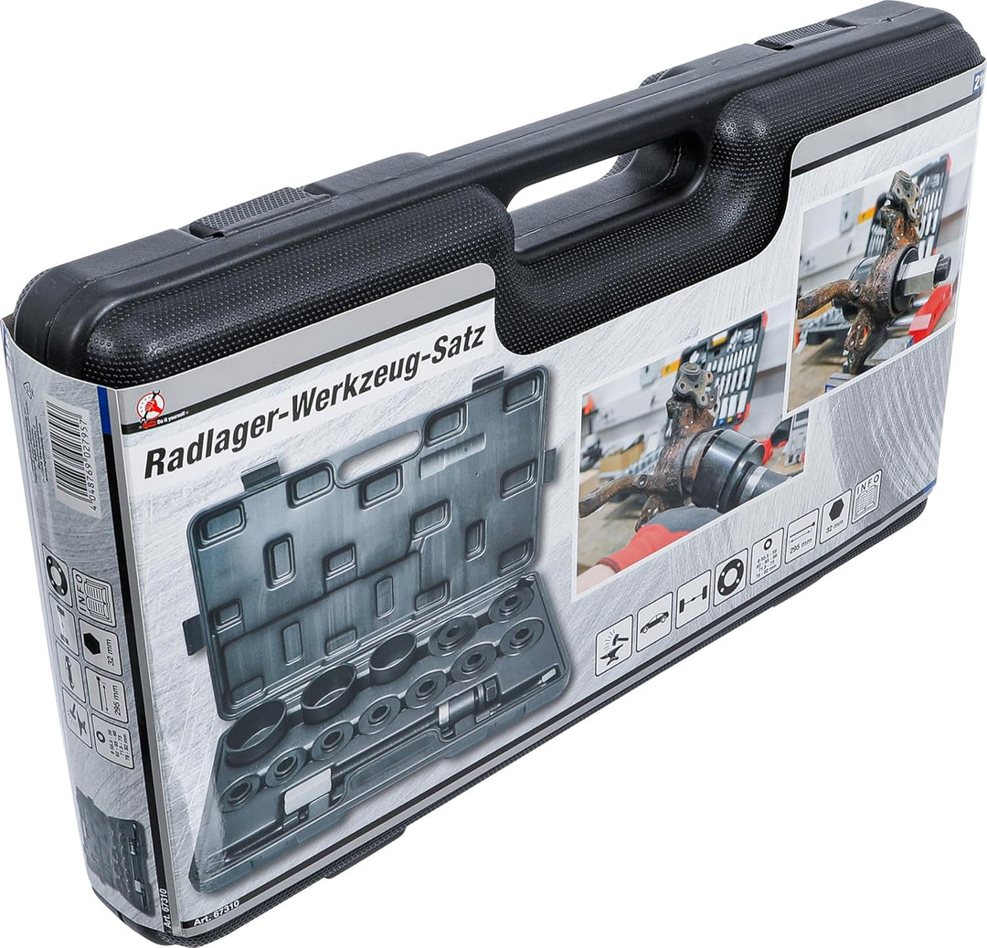 BGS Diy 67310 | Radlager-Werkzeug-Satz | universal | 21-tlg. Radlager-Werkzeug-Satz | 21-tlg., Radla