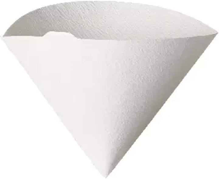 Hario V60 Papierfilter, Grösse 02, Kaffeeweiss, 5 Packungen (insgesamt 500 Blatt) 100 Stück, Weiss 0