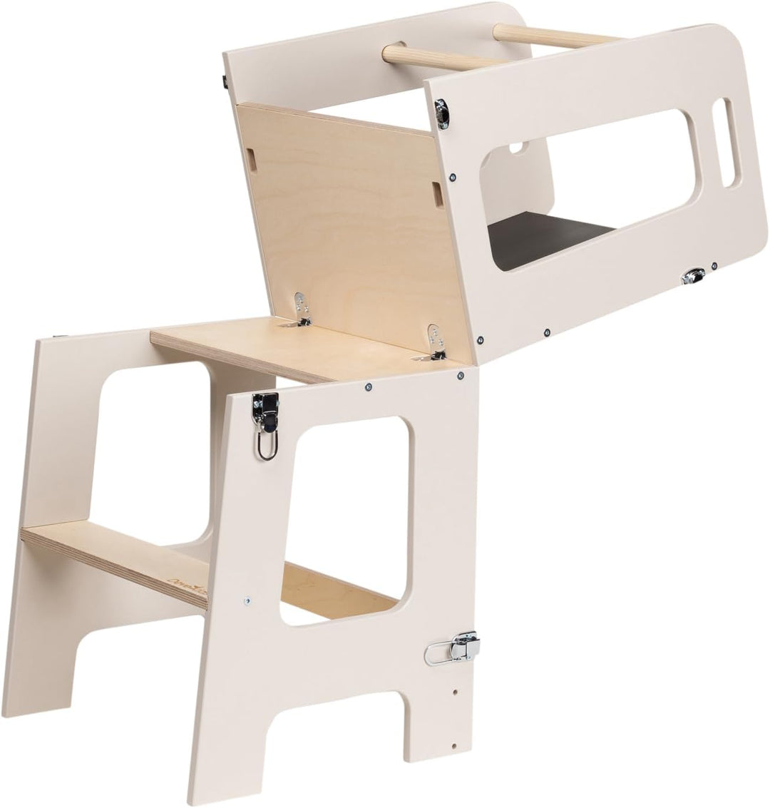 Lernturm ab 1 Jahr (Beige, Ohne Rutsche) Ohne Rutsche Beige, Ohne Rutsche Beige