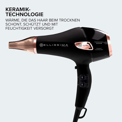 Bellissima My Pro Ceramic P5 3800 Professioneller Haartrockner für weiches und strahlendes Haar, Ker