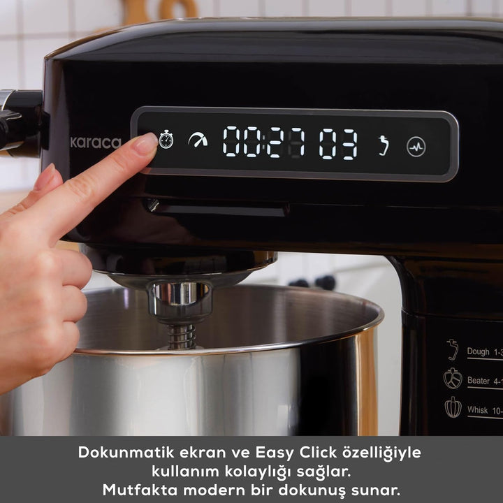 Karaca Pro Artisan Timer Küchenchef Black 1600W 5 Liter