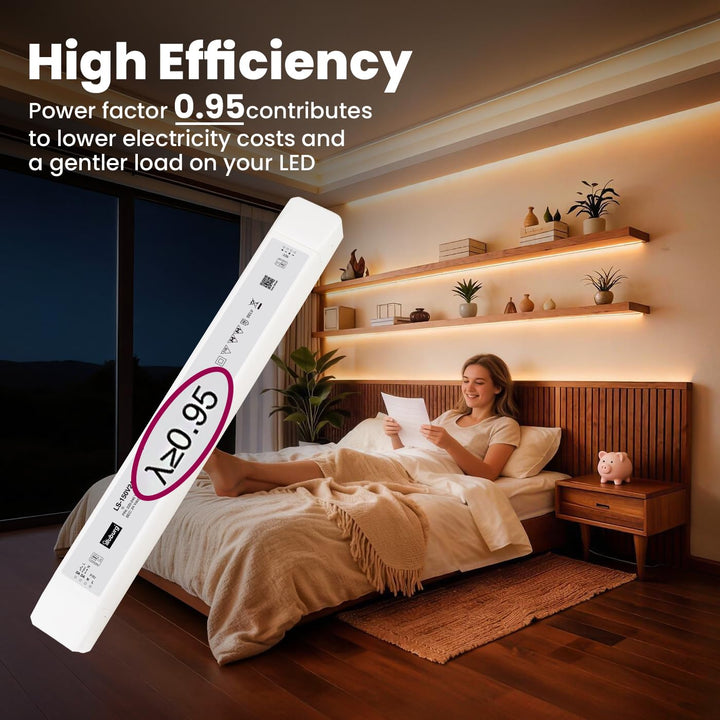 illuburg LED Trafo 24V 150W Dimmbar DALI Push Flickerfree LED Netzteil Treiber Driver Power Supply 2