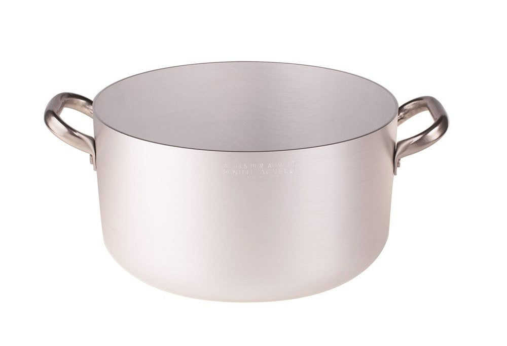 Agnelli Auflaufform aus Aluminium mit 2 Edelstahlgriffen 28 cm, 28 cm