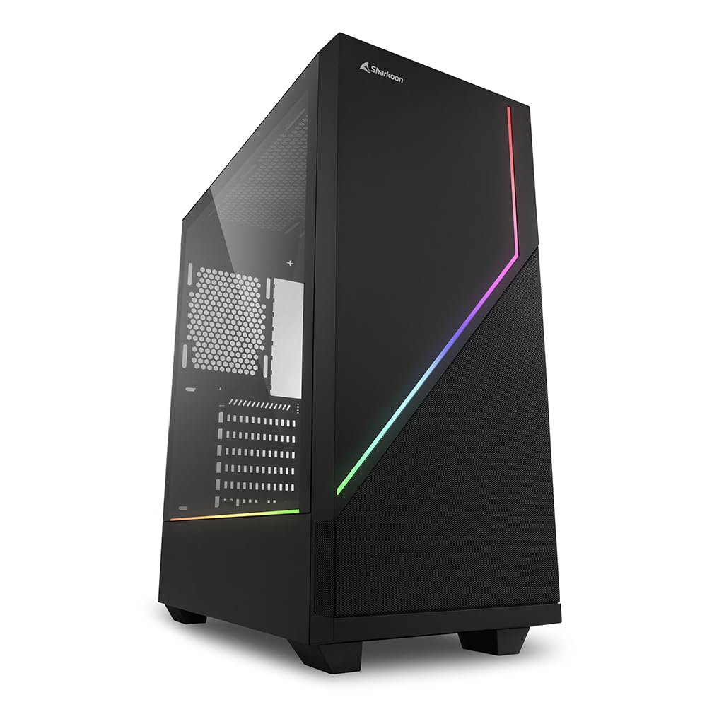 Sharkoon RGB Flow, ATX PC-Gehäuse, RGB Flow