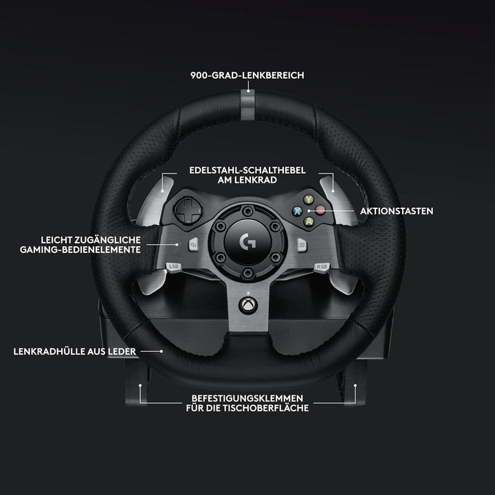 Logitech G920 Racing Lenkrad + Logitech Driving Force Shifter Schalthebel für G920 und G29 G29 | G92