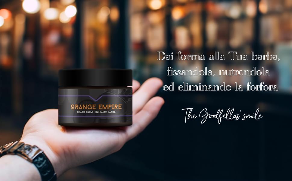 The Goodfellas' smile Balsamo Barba Air Conditioner 50 ml Empire Orange Zitronengras 1 ml (1er Pack)