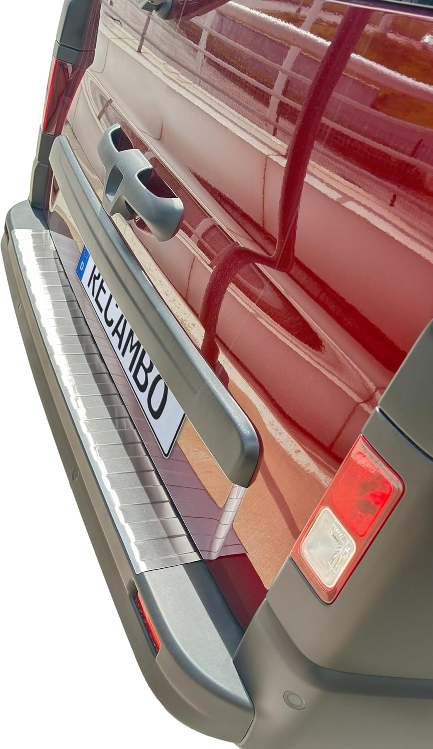 RECAMBO Ladekantenschutz Edelstahl kompatibel für Renault Trafic III | BJ ab 2014 - matt gebürstet m