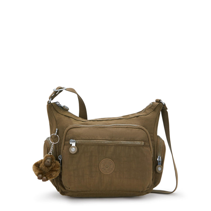 Kipling GABBIE S Kleine Umhängetasche, Smooth Khaki (Khaki) 200 Brown, 200 Brown