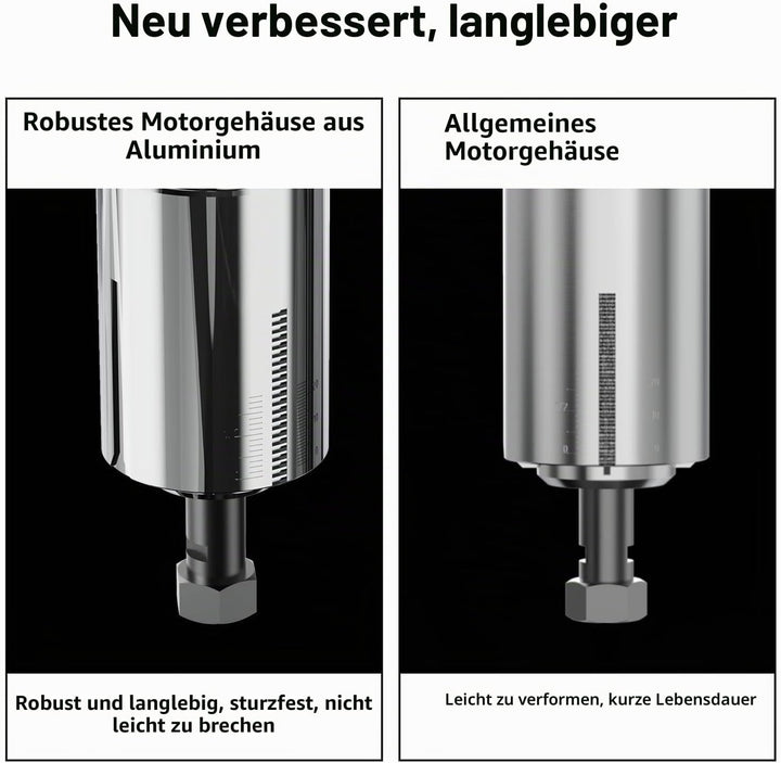 Twotrees 800W Profi Holzfräse, 30000 U/min, Kompakt CNC Fräse für TTC450 Pro Fräsmaschine, mit 1/4"-