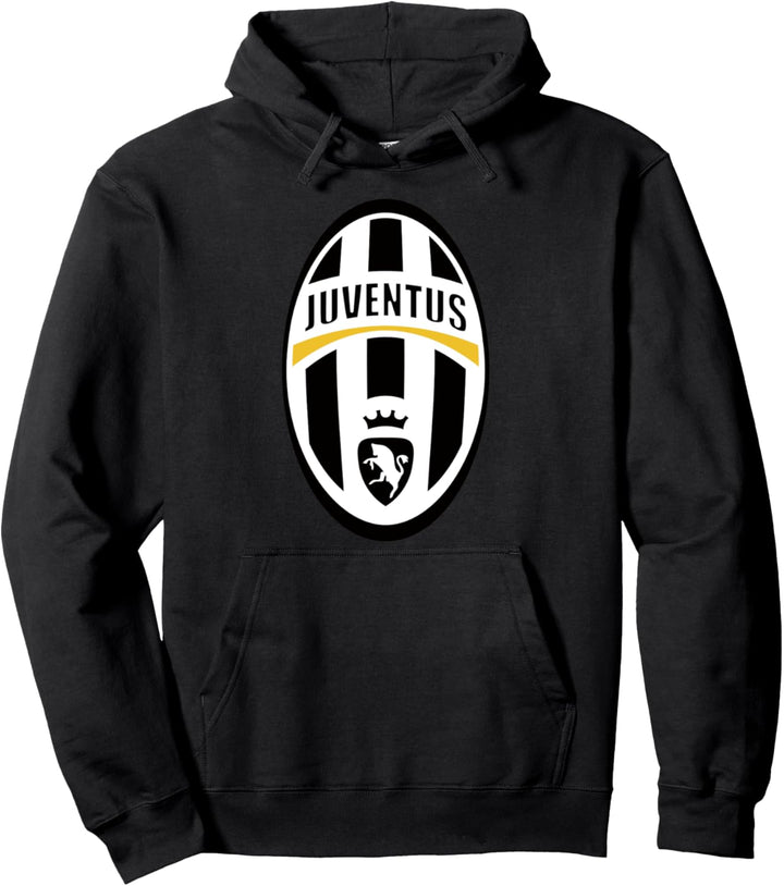 Trendy Juventus Sports Club Logo Pullover Hoodie