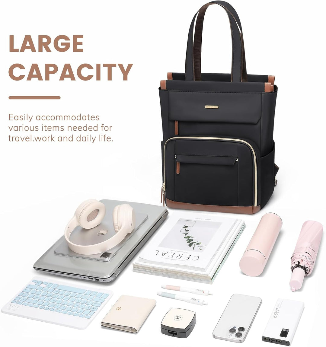 Handgepäck Rucksack, Reiserucksack Damen, Laptop Rucksack Tote Bag Gross Laptop Rucksack 16 Zoll, Tr