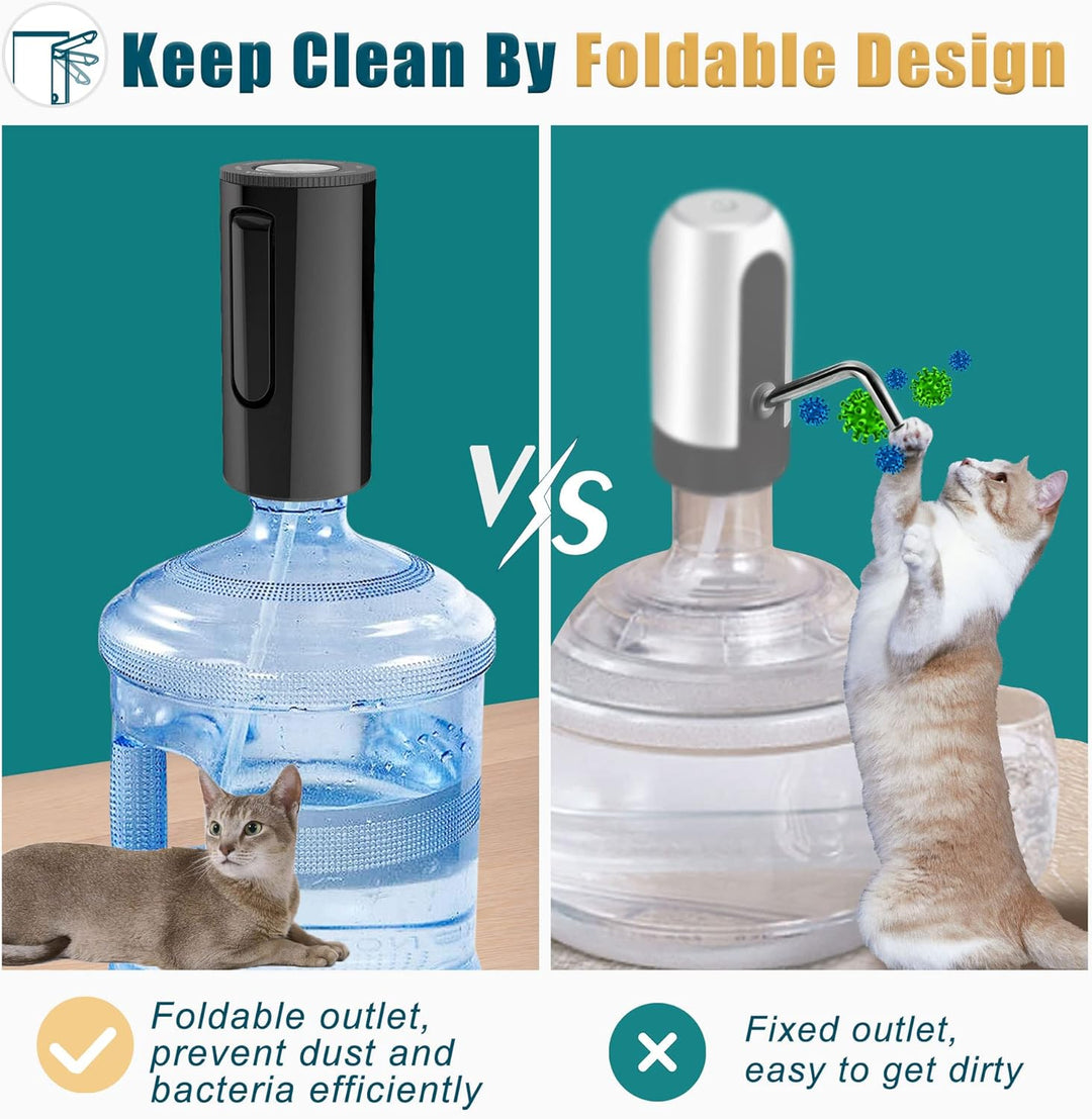 YISH Wasserspender Pumpe Wasserpumpe 5Gallonen Wasserflasche: Elektrischer Wasserspender Wiederaufla