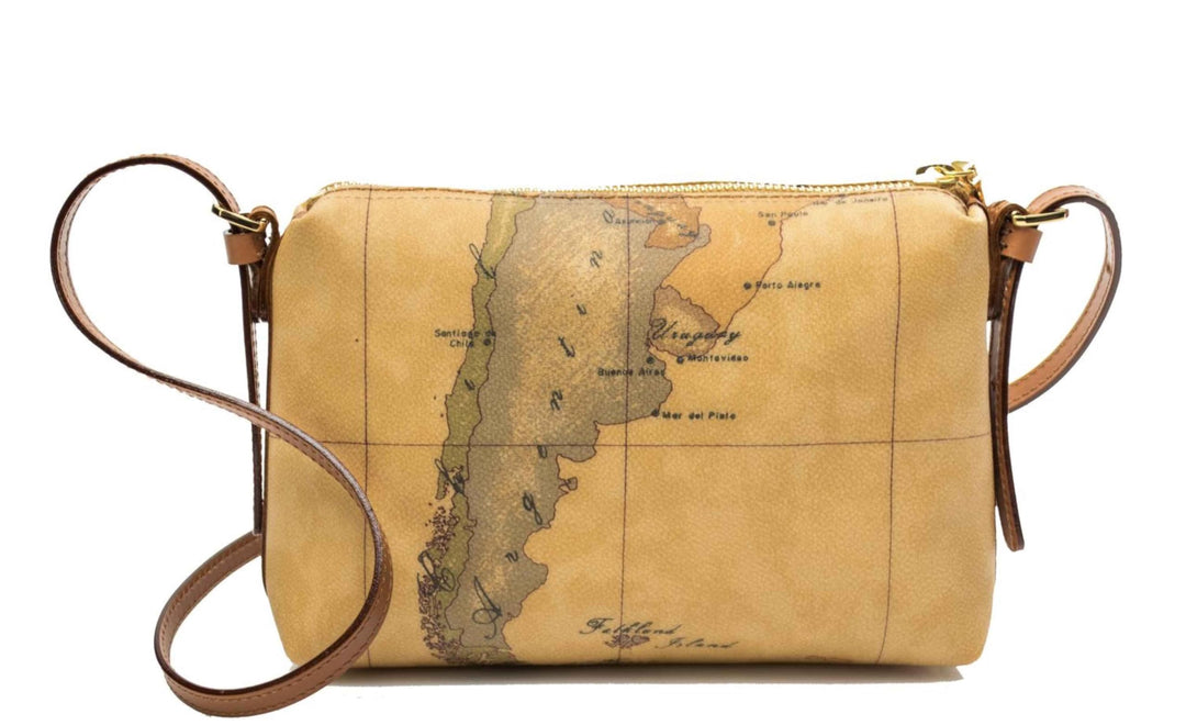 ALVIERO MARTINI DONNA Borsa Mini A Tracolla Geo Classic Naturale Mod. D027 6000 6x15x21 centimeters