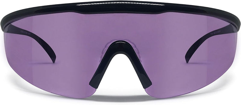 BERTONI Schiessbrille Sehstärke mit Optikadapter mit 4 Wechselgläser - AF899A Ballistische Schutzbri