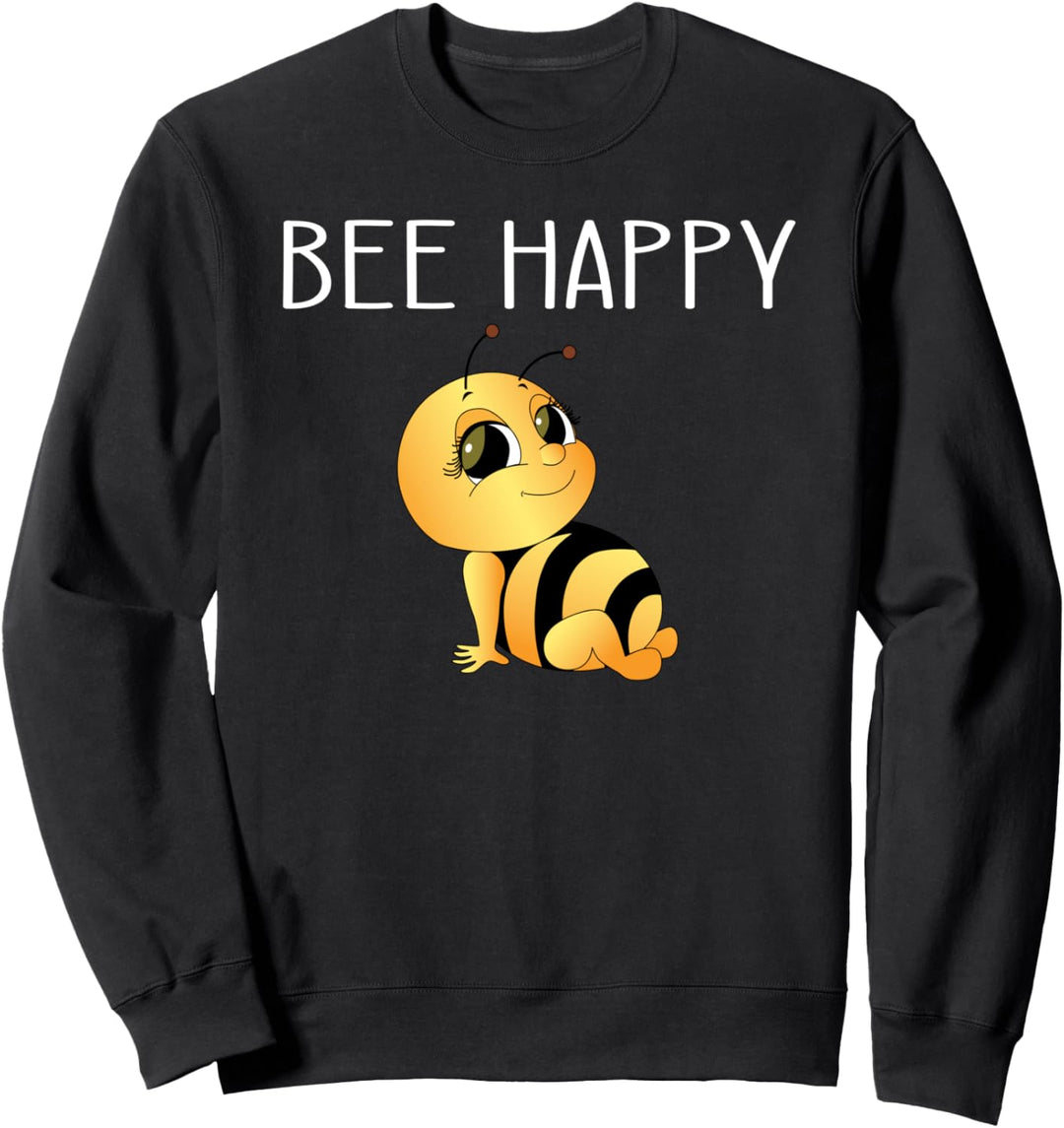 Bee Happy Bienen Imker Bienenzüchter Geschenk Sweatshirt