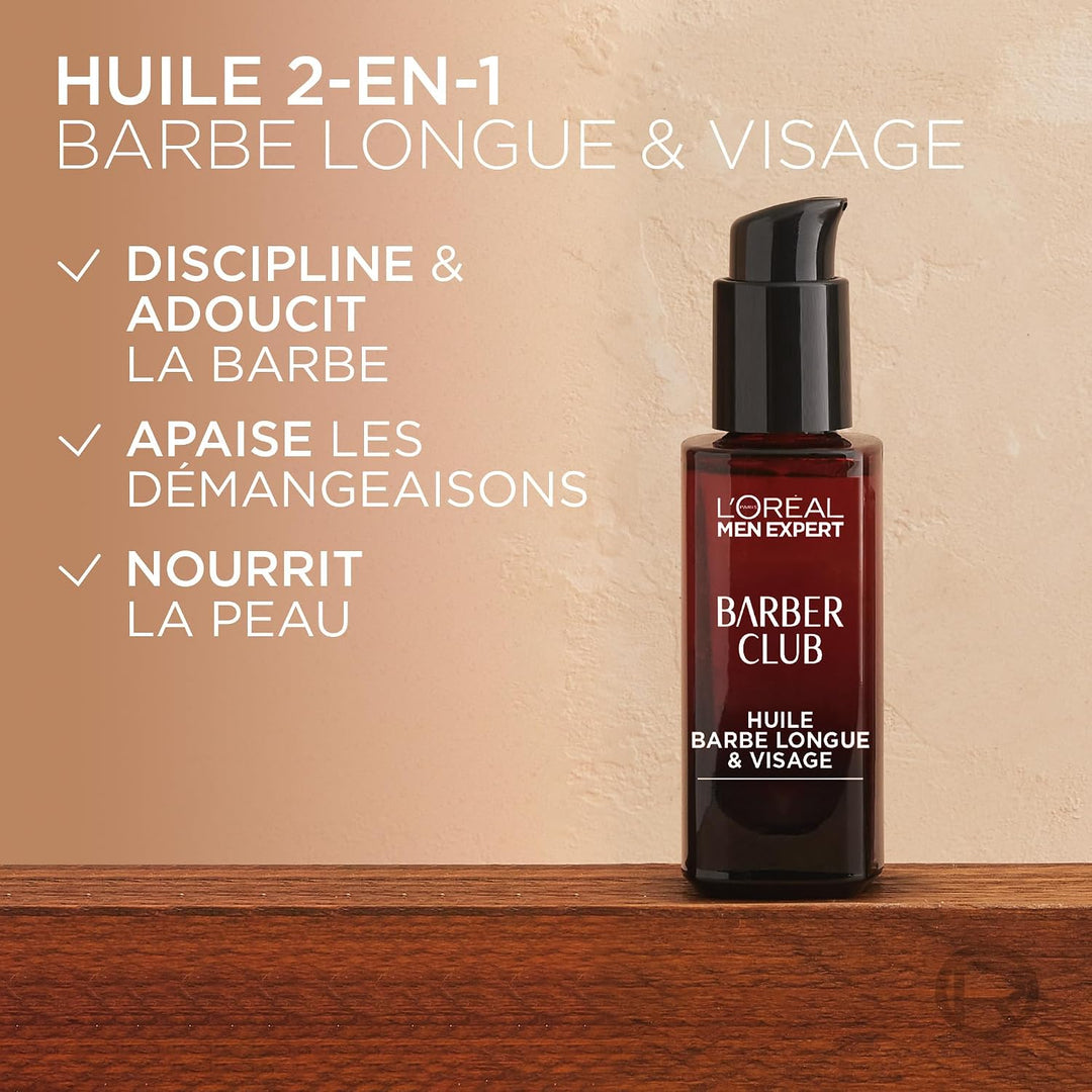L'Oréal Men Expert BarberClub Herrenöl mit ätherischem Zedernholz 30 ml, 1 Stück