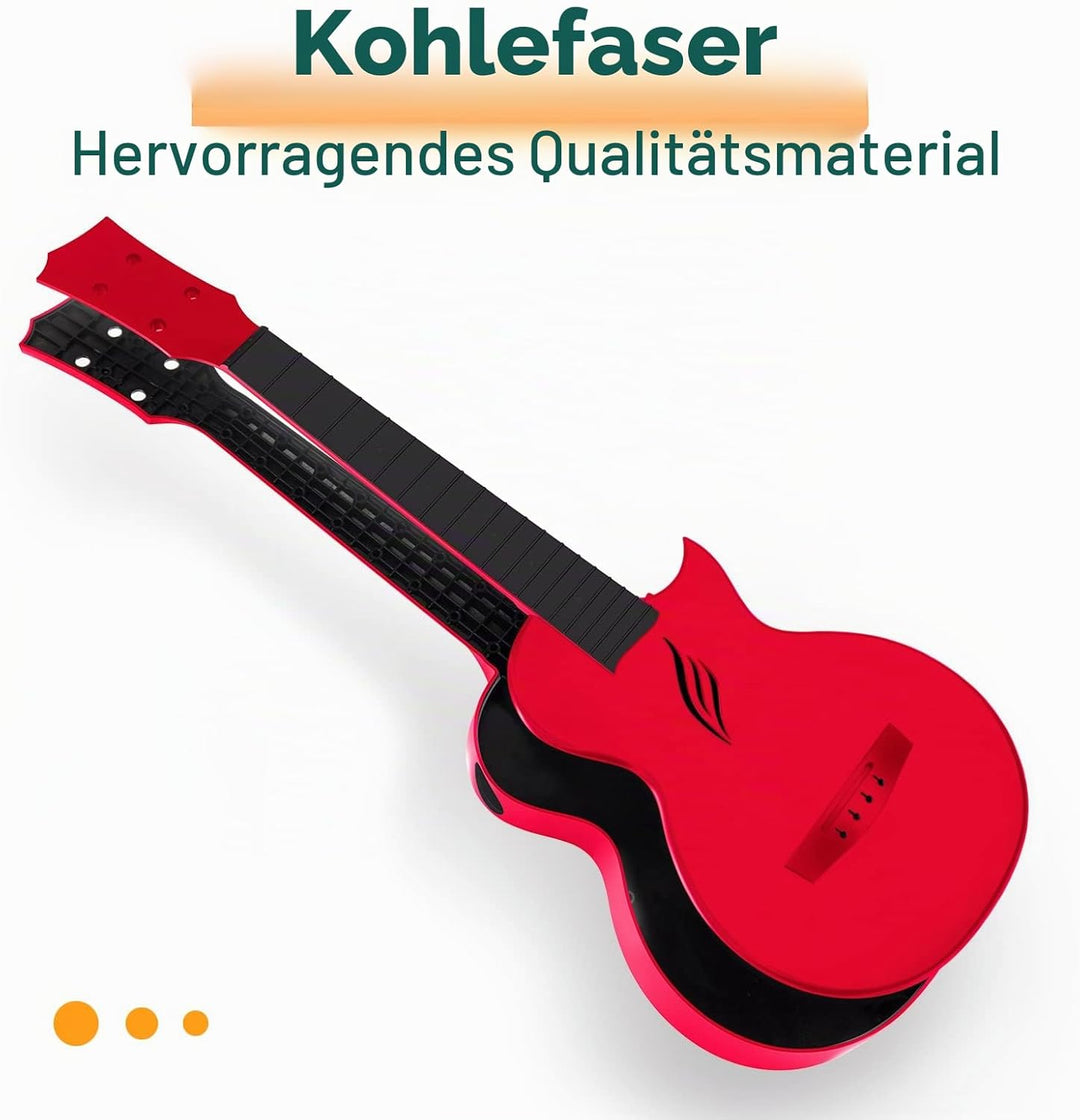 Enya Konzert Ukulele Nova U 23 Zoll Kohlefaser Anfänger und Fortgeschrittene Ukulelen Set mit Tasche