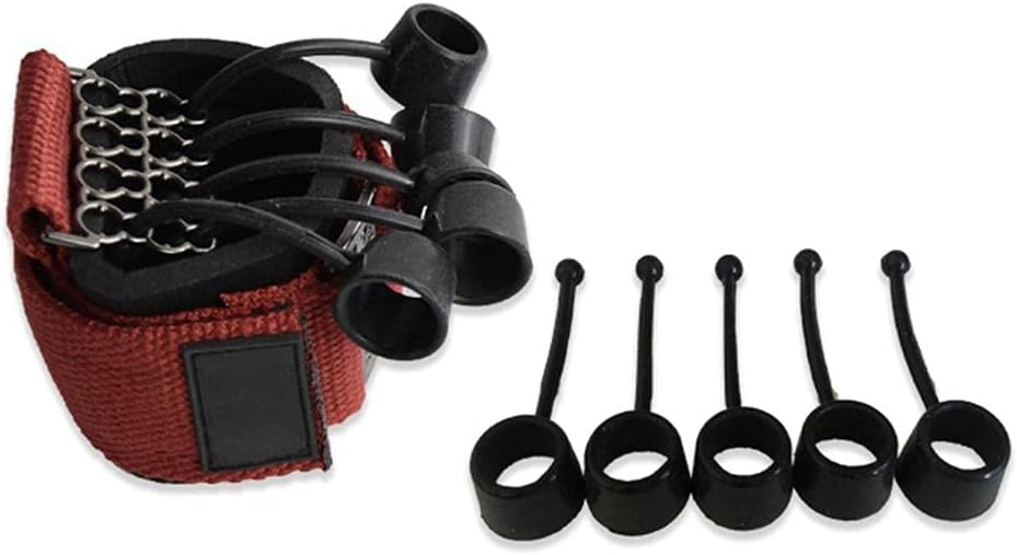 Alomejor Finger-und Hand-Extensor-Trainer Finger-Übungen Finger-Stretch-Griff-Kraft-Trainer Handgrif