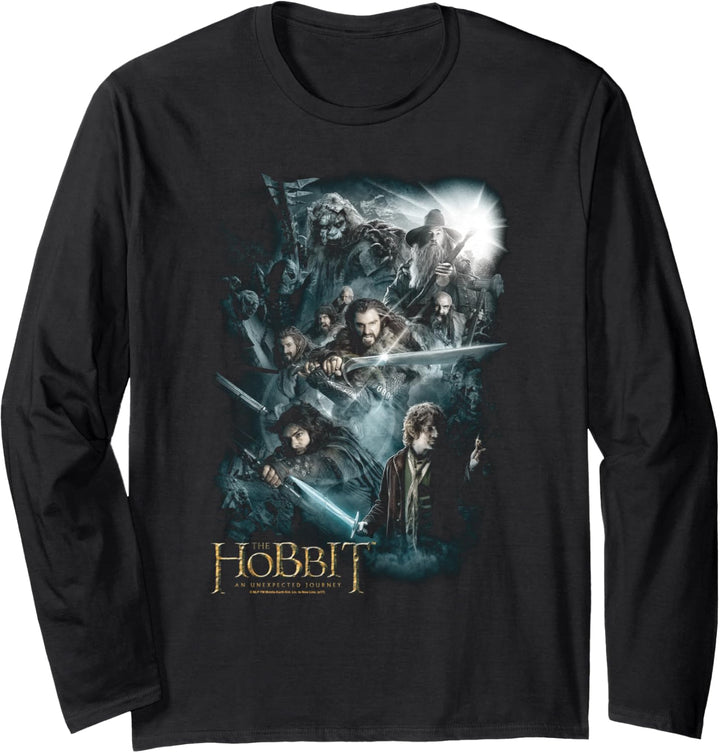 Hobbit Epic Adventure Black Langarmshirt