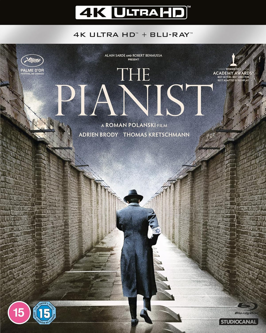 The Pianist 4K UHD [Blu-ray] [Region A & B & C], Blu-ray