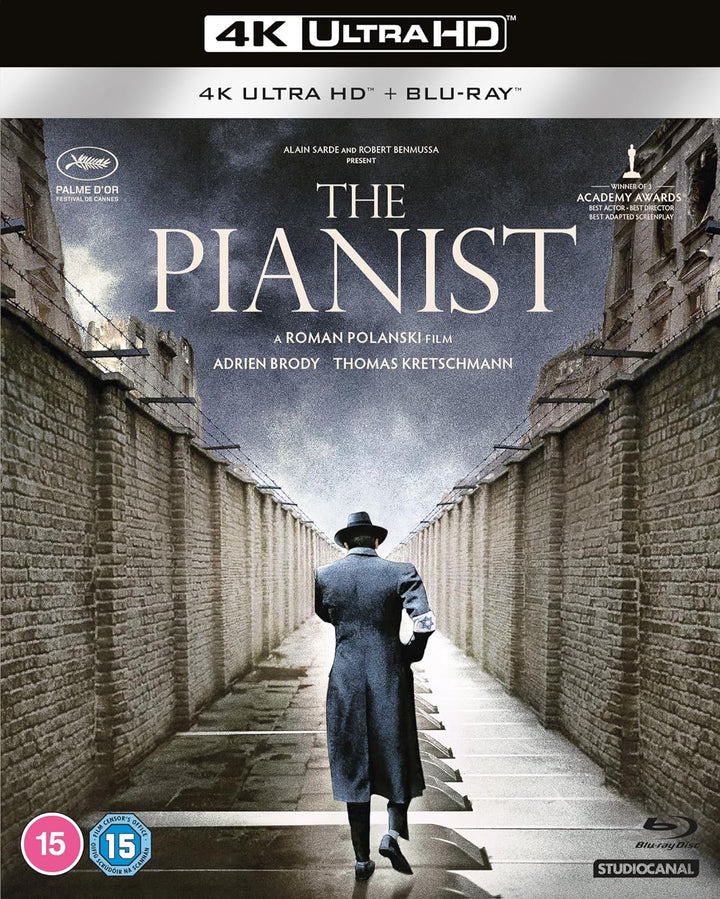 The Pianist 4K UHD [Blu-ray] [Region A & B & C], Blu-ray