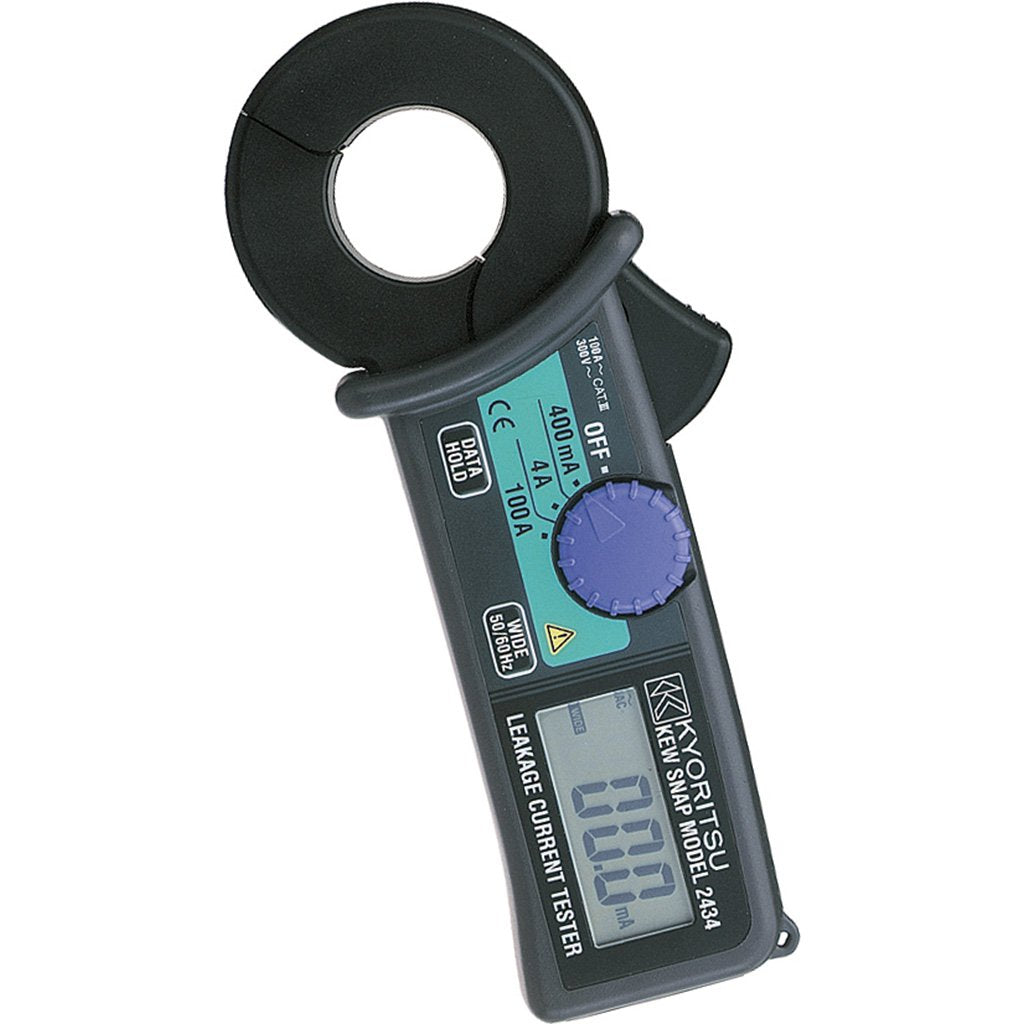Kyoritsu KEW 2434 Digitale Amperemeter Zange für Wechselstrom, grau