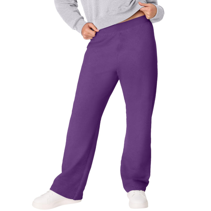 Hanes Damen EcoSmart Sweatpants mit offenem Bein, Fleece, Normale und zierliche Grössen erhältlich O