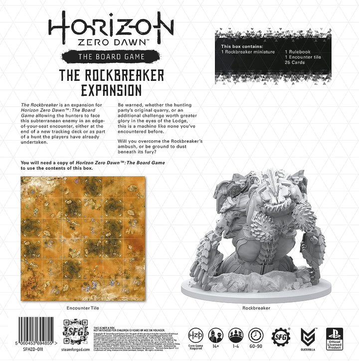 Steamforged Horizon Zero Dawn: Das Brettspiel - Die Rockbreaker Erweiterung 1 detailreiche Rockbreak
