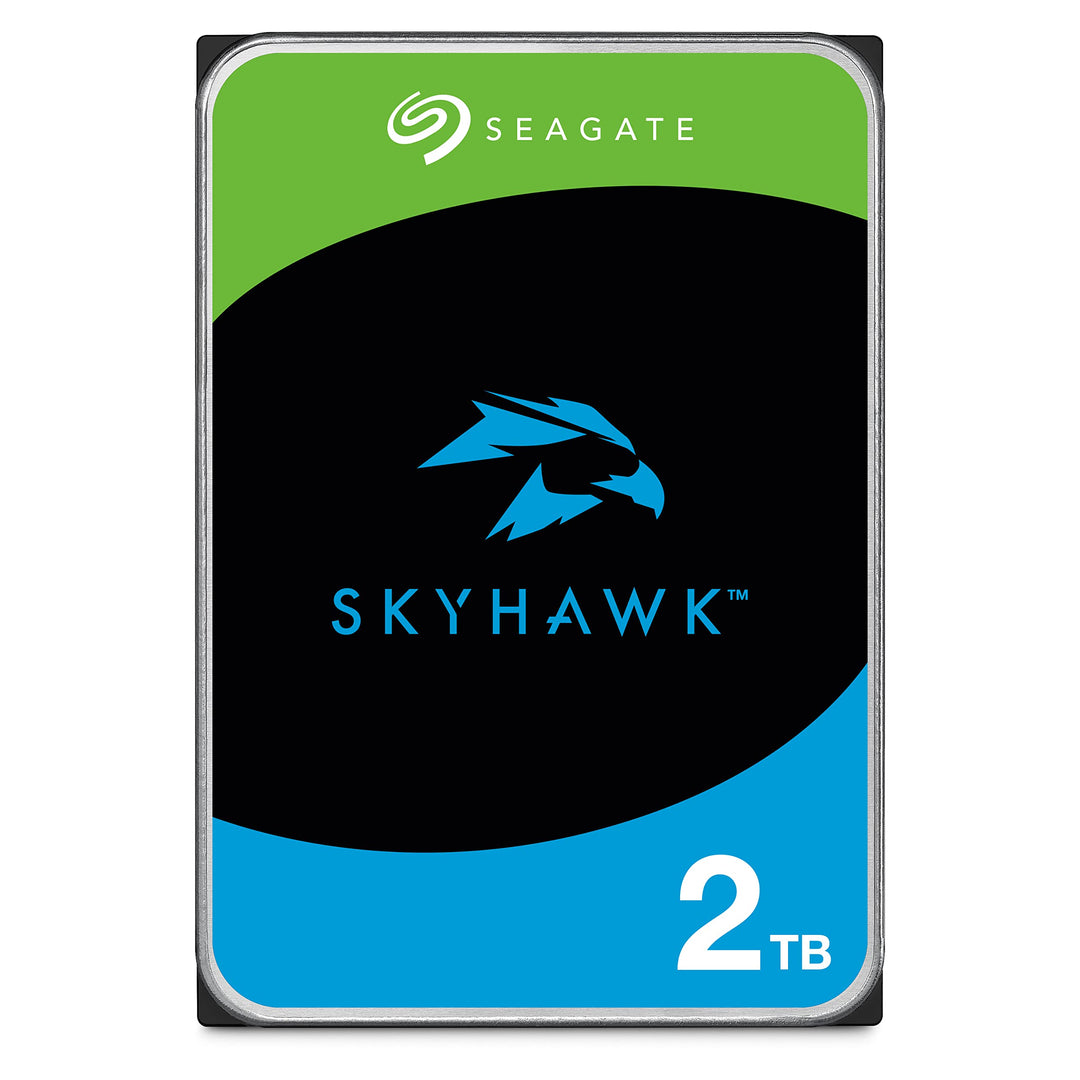 Seagate SkyHawk 2TB interne Festplatte HDD, Videoaufnahme bis zu 64 Kameras, 3.5 Zoll, 64 MB Cache,