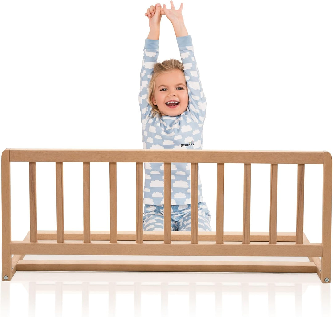 Geuther Bettschutzgitter in 90 und 140 cm, Farbe Natur, Grösse 90 cm Natur 90