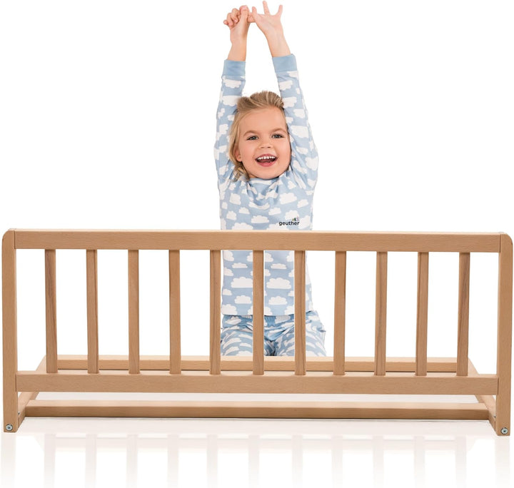 Geuther Bettschutzgitter in 90 und 140 cm, Farbe Natur, Grösse 90 cm Natur 90