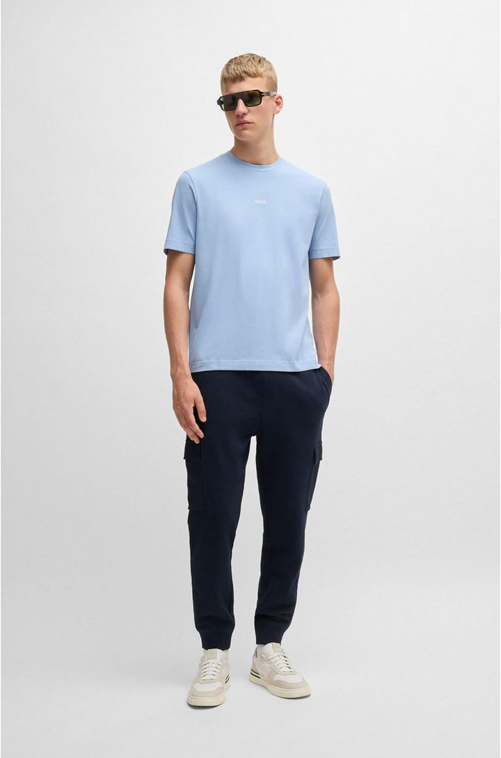 BOSS Herren T-Shirt XS Open Blue470, XS Open Blue470