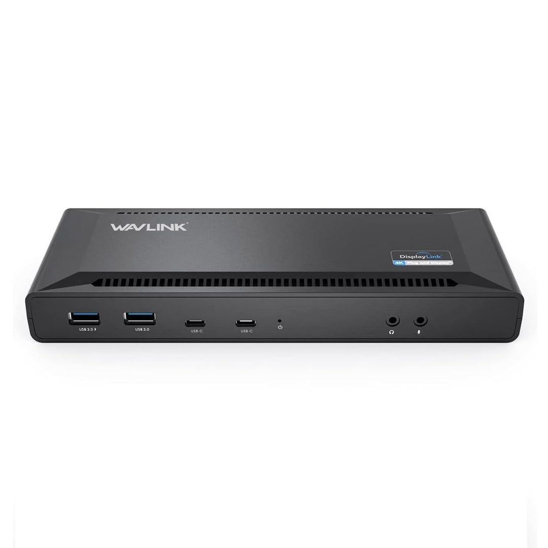 WAVLINK USB-C-Dockingstation Dual-Monitor, 100-W-Aufladung, Dual-4K-Displays, 2 x HDMI oder 2 x Disp
