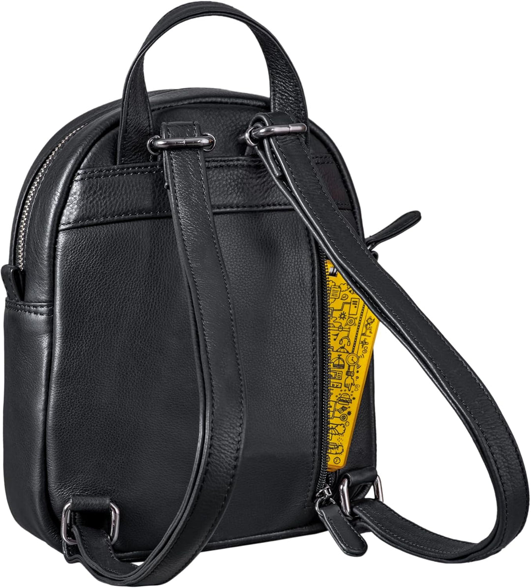 STILORD 'Lola' Mini Daypack Damen Lederrucksack Cityrucksack Kleiner Tagesrucksack Rucksack Tasche f