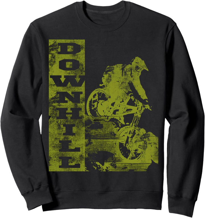 Downhill Mountainbike- Für Downhill geboren Spruch Geschenk Sweatshirt