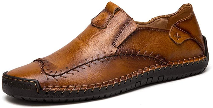 Asifn Herren Casual Leder Loafers Fahren Walking Schuhe Bequeme Slip-on Sneaker Formelle Oxford Penn