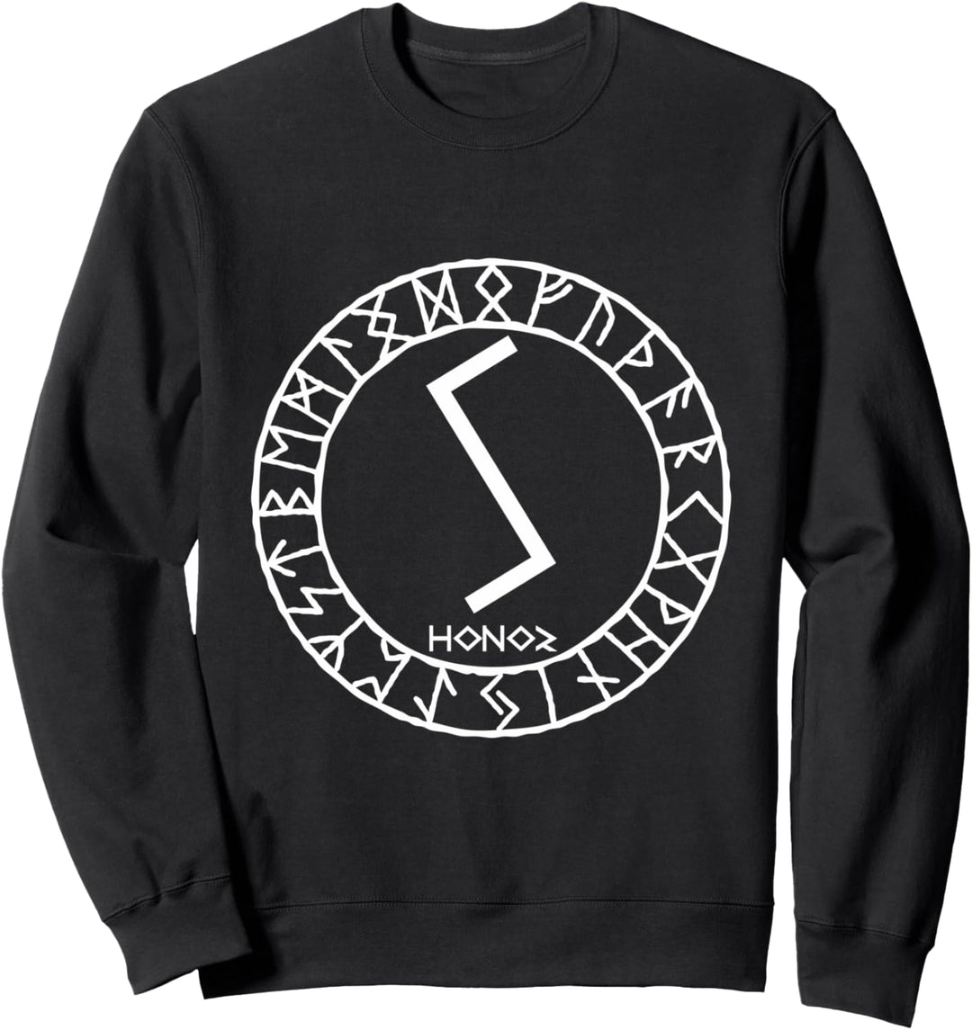 SOWILO Ehre Nordische Rune Keltisches Symbol Wikinger Rune Sweatshirt