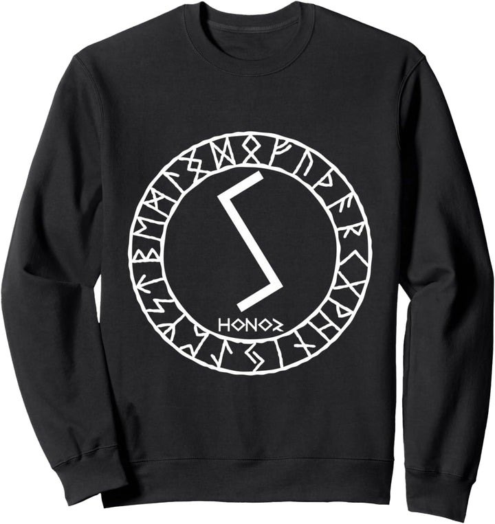 SOWILO Ehre Nordische Rune Keltisches Symbol Wikinger Rune Sweatshirt