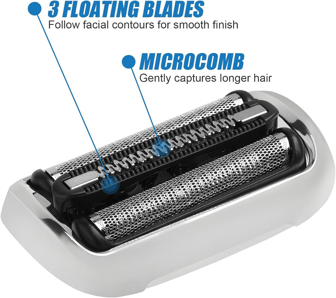Scherkopf 73S Series 7 kompatibel mit Braun Serie 7, Ersatzkopf 73S Rasierkopf Series 7 Ersatzschert