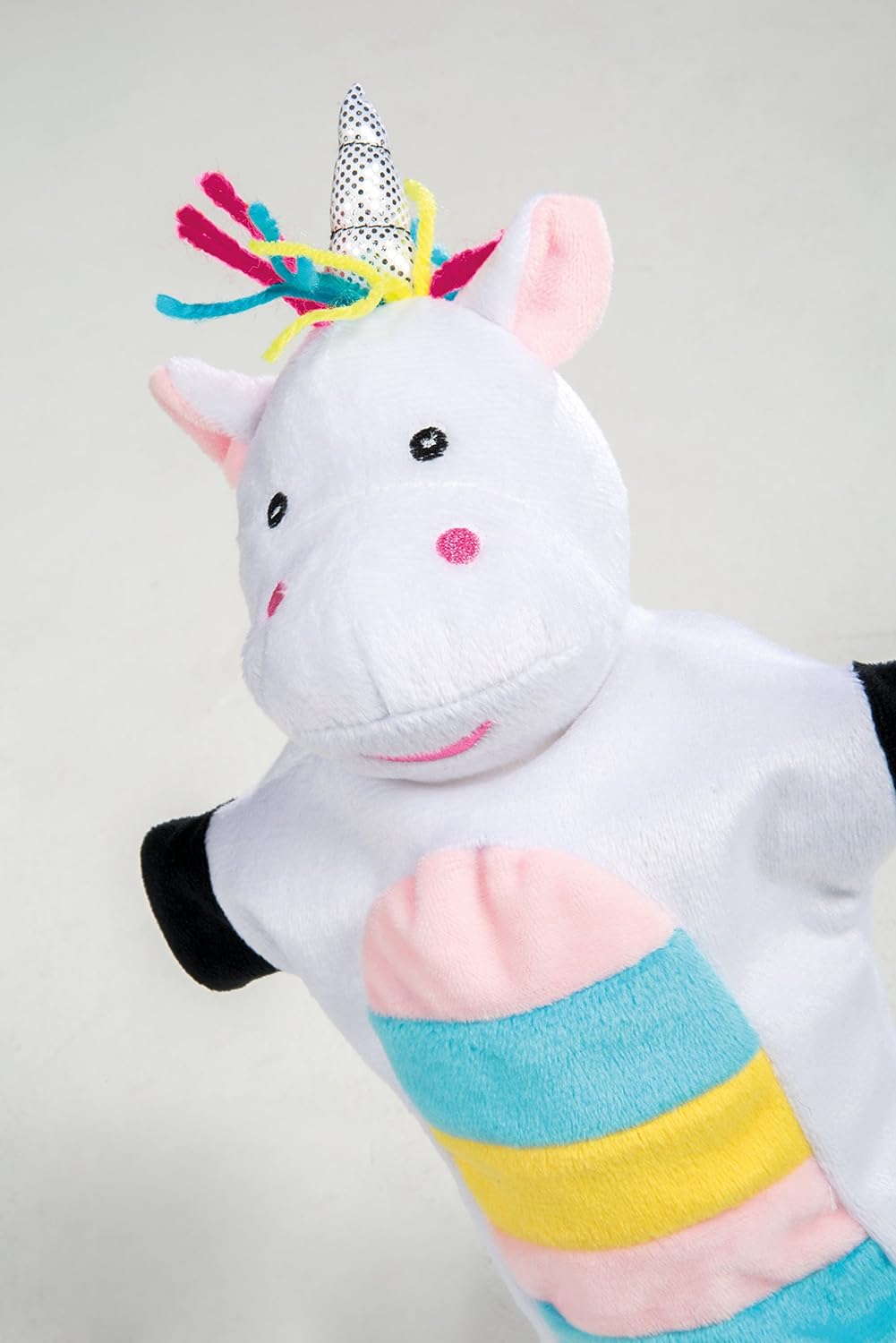 roba Handpuppenset aus Plüsch & Filz, Kasperlefiguren 4-tlg., Hand-/Kasperpuppen für Kasperletheater