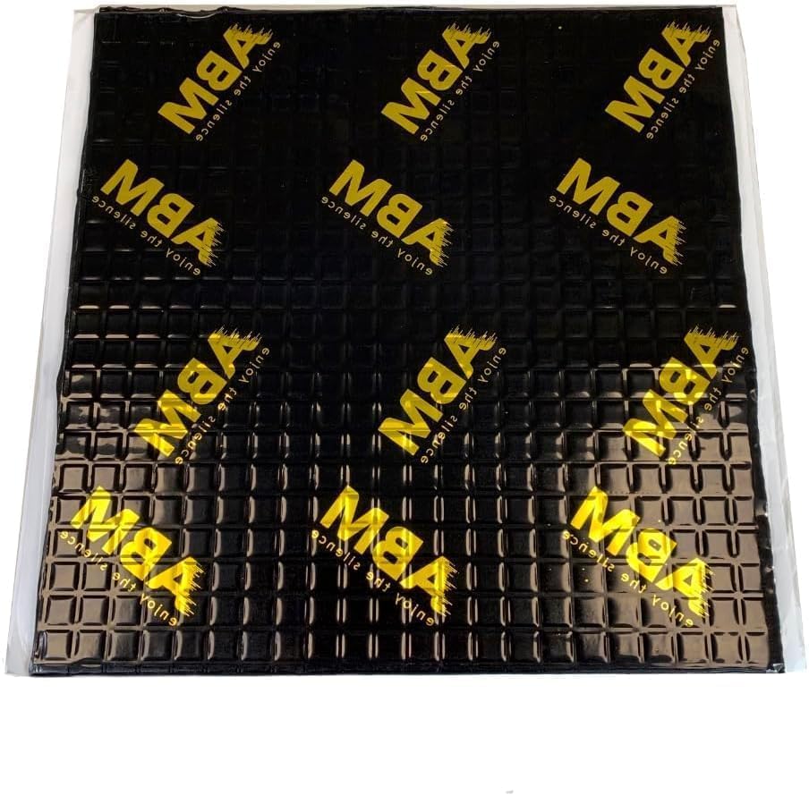 ABM Alubutyl BLACK 2 Rollen 2.0 mm x 40 cm x 5 Meter insgesamt 4 m² Selbstklebende Alubutyl Anti Drö