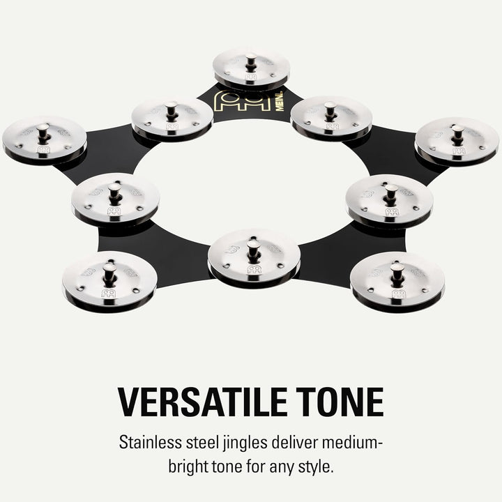 Meinl Percussion Super Flex Ching Ring, Stainless Steel Jingles