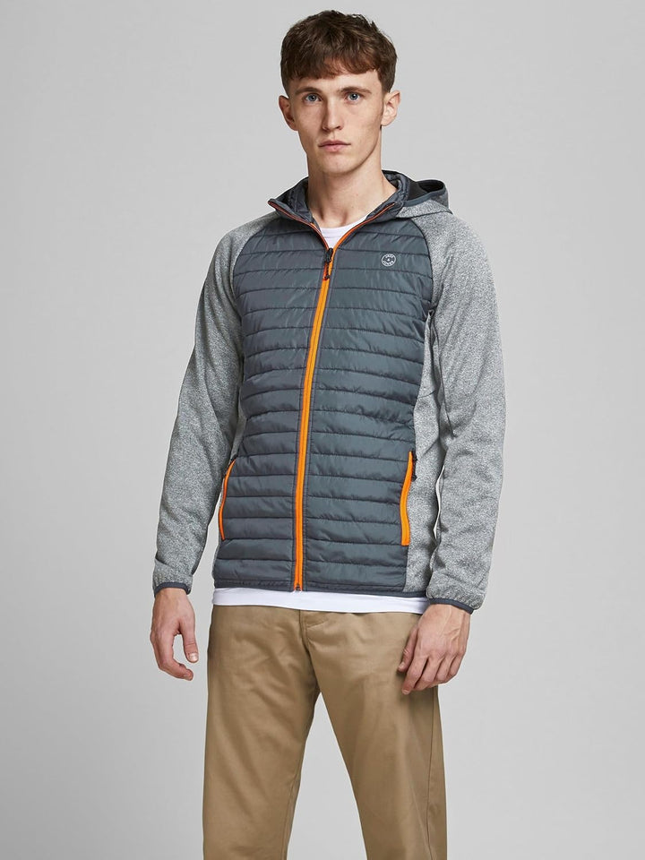 JACK &amp; JONES Softshell Stepp Jacke Kapuze Funktions Outdoor Blouson Übergangs Jacket Regular Fit JJE